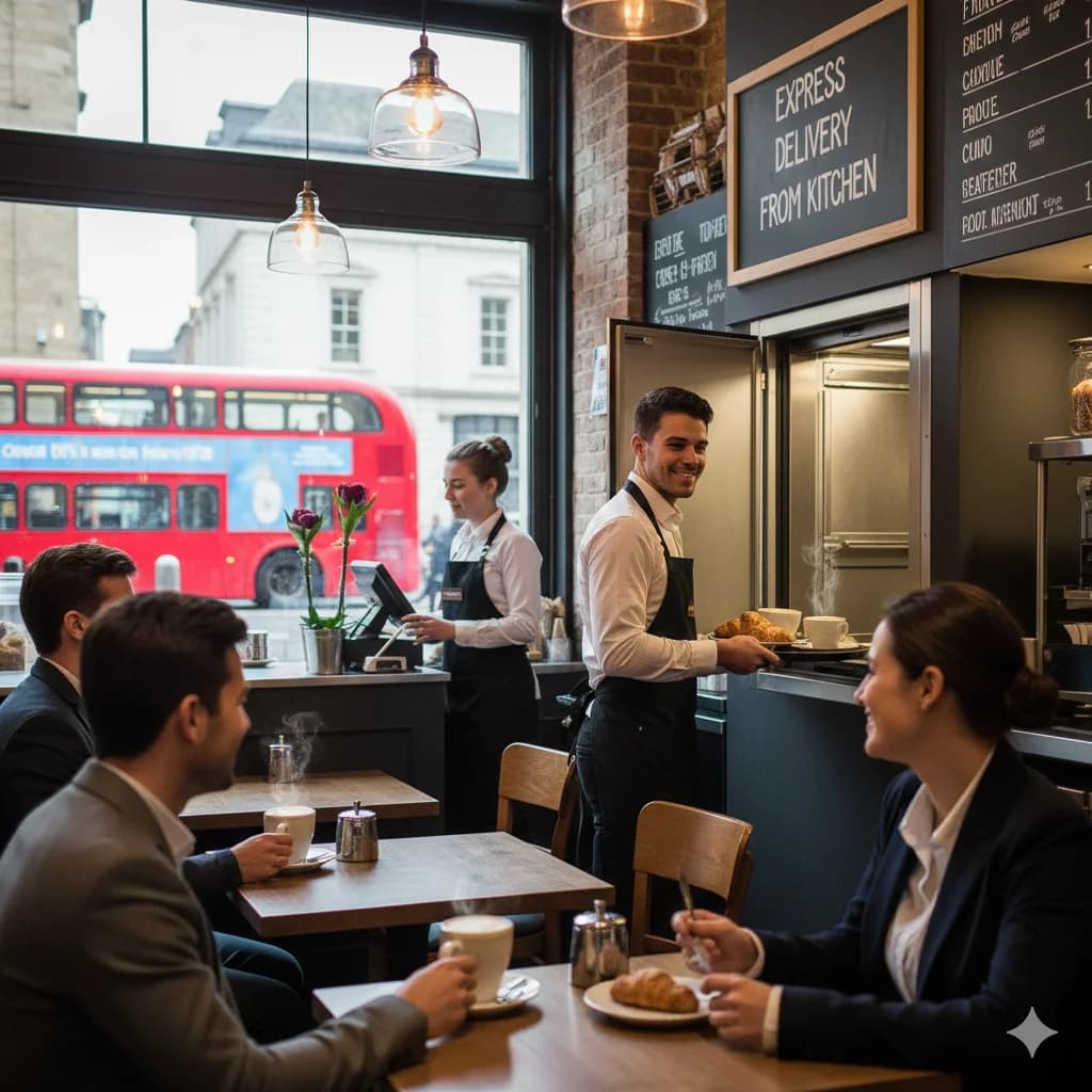 Dumbwaiter services for cafés in the UK