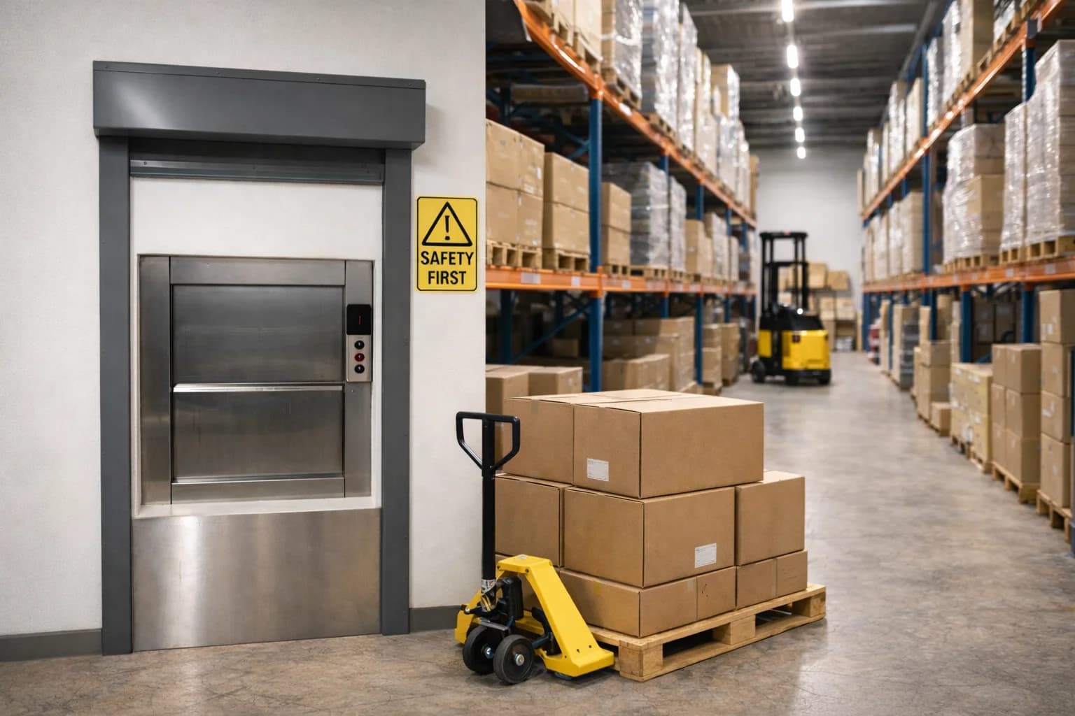 Dumbwaiter services for warehouses in the UK
